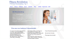 Desktop Screenshot of fitnessrevolution.de