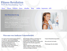 Tablet Screenshot of fitnessrevolution.de