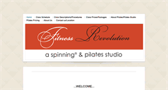Desktop Screenshot of fitnessrevolution.info